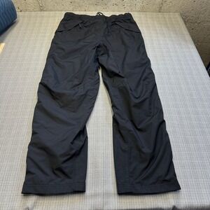 REI‎ Black Full Side Zip Waterproof Rain Pants Mens XL Hiking Outdoor Utility